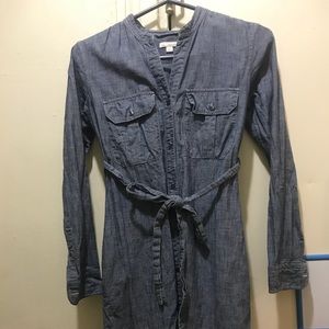 Gap Chambray Shirt Dress